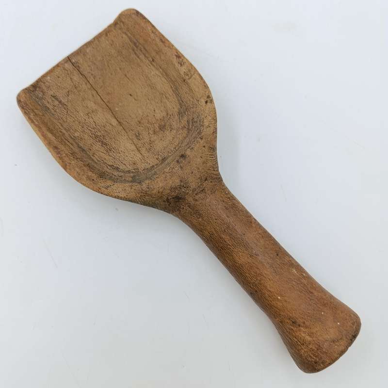 Antique wooden butter scoop