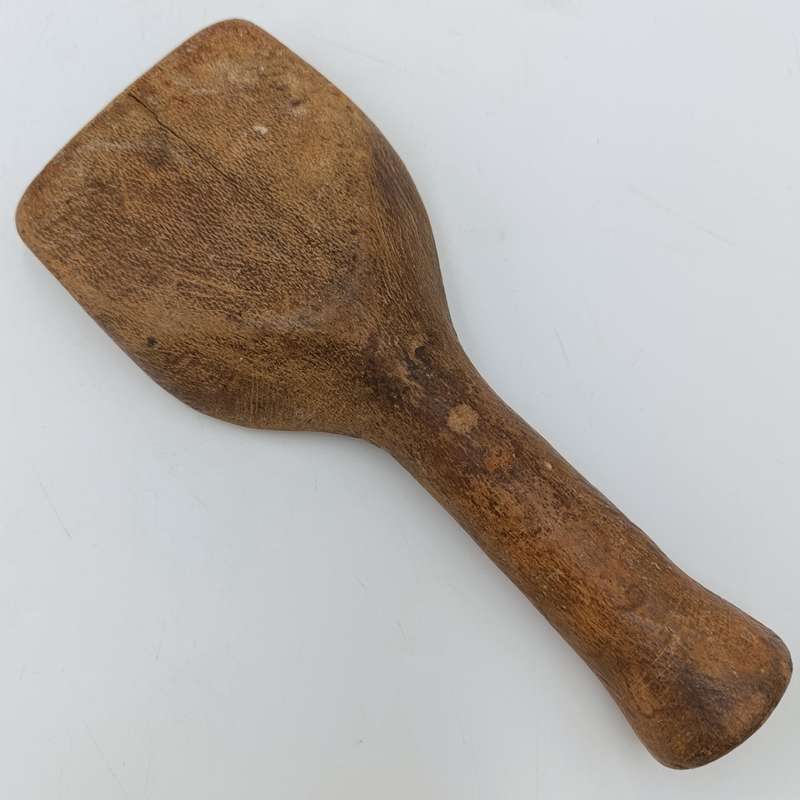 Antique wooden butter scoop