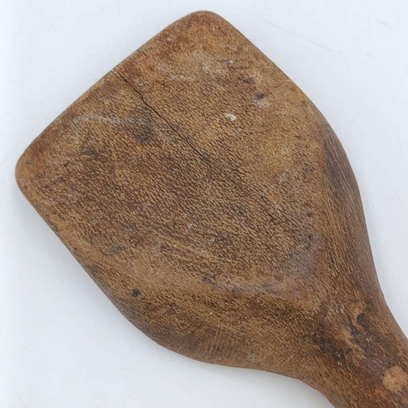 Antique wooden butter scoop