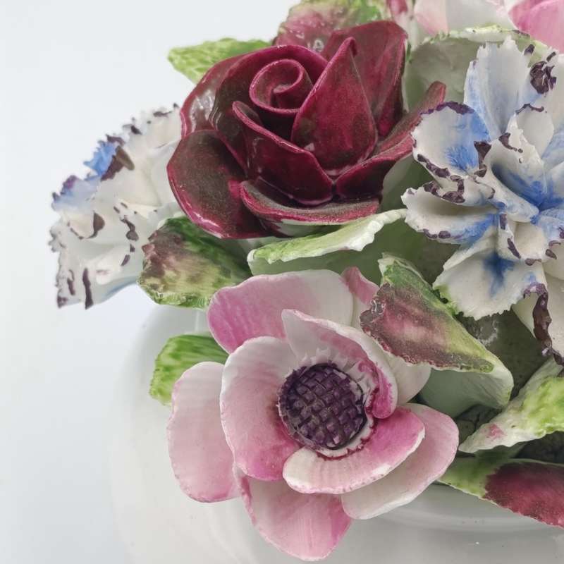 Vintage Royal Doulton flower bouquet - some minor damage