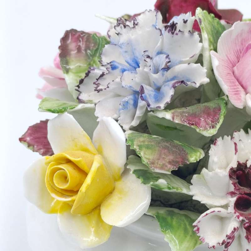 Vintage Royal Doulton flower bouquet - some minor damage