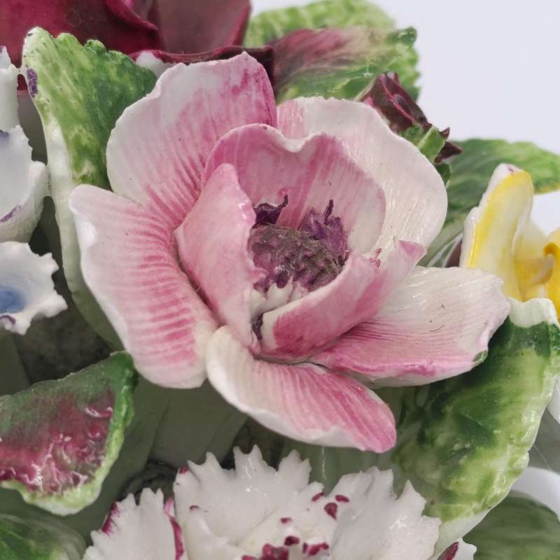 Vintage Royal Doulton flower bouquet - some minor damage