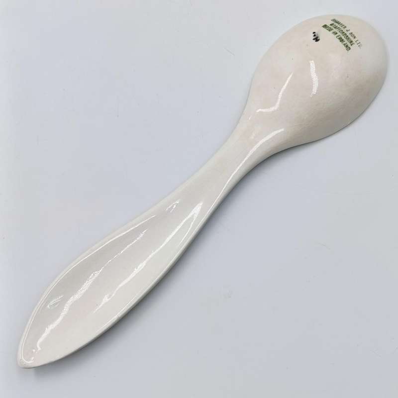 Vintage Shorter and Son porcelain fish plate with spoon