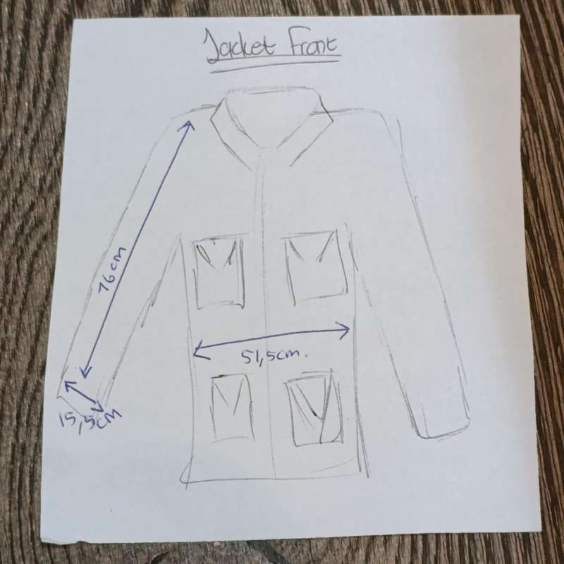 SADF Nutria bush jacket - size small