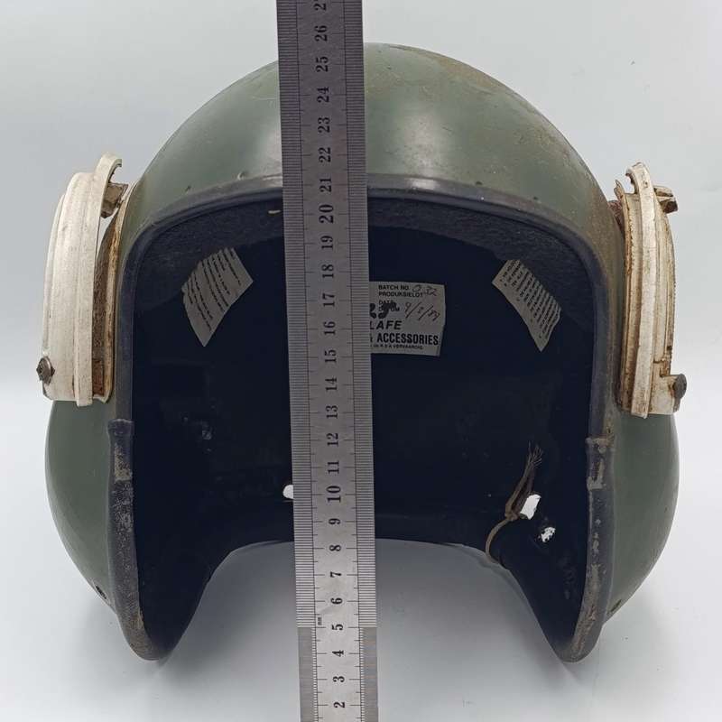 Vintage SA Air Force helicopter pilot helmet shell