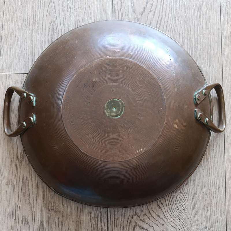 Antique Copper two handle pan