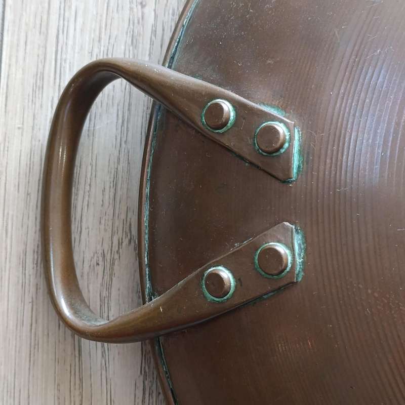 Antique Copper two handle pan