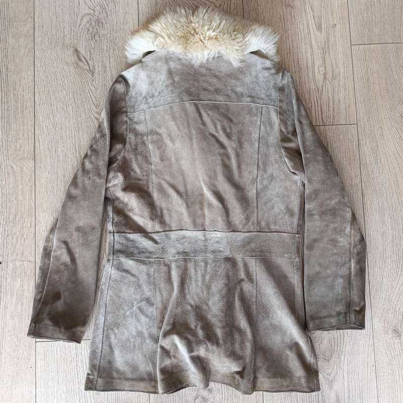 Vintage genuine sheepskin and wool jacket
