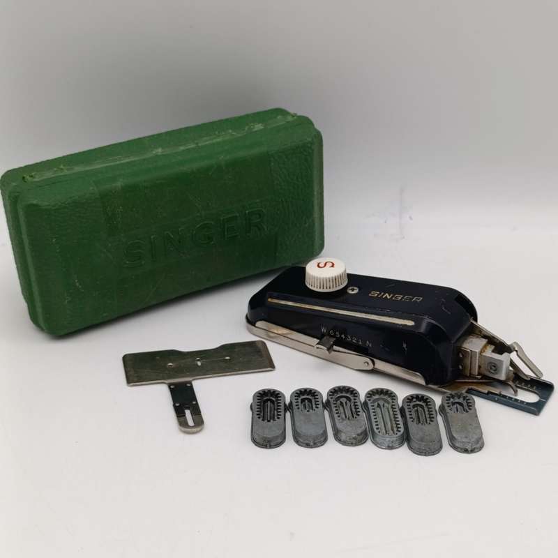 Vintage Singer button hole stitcher attachment