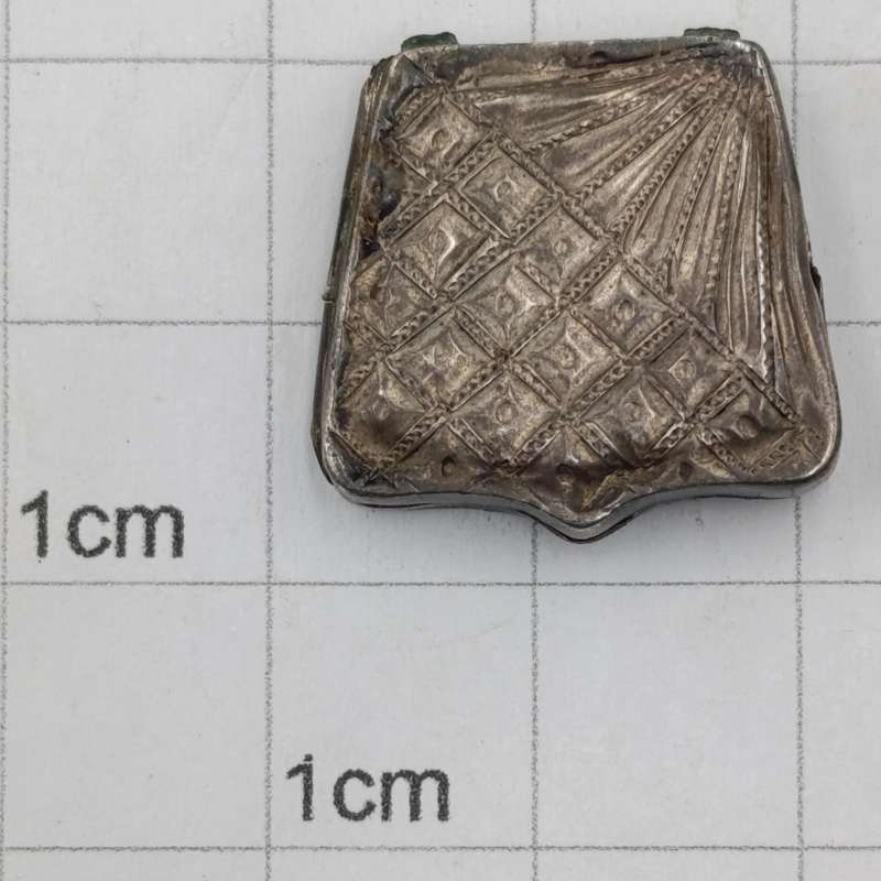 Antique Sterling Silver miniature photo case - hallmarked