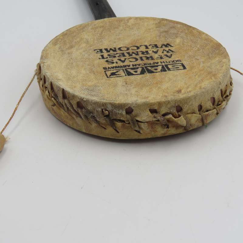 Vintage SA Airways advertising rattle drum