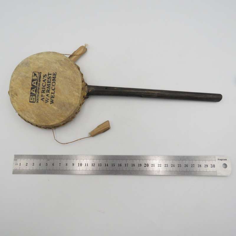 Vintage SA Airways advertising rattle drum
