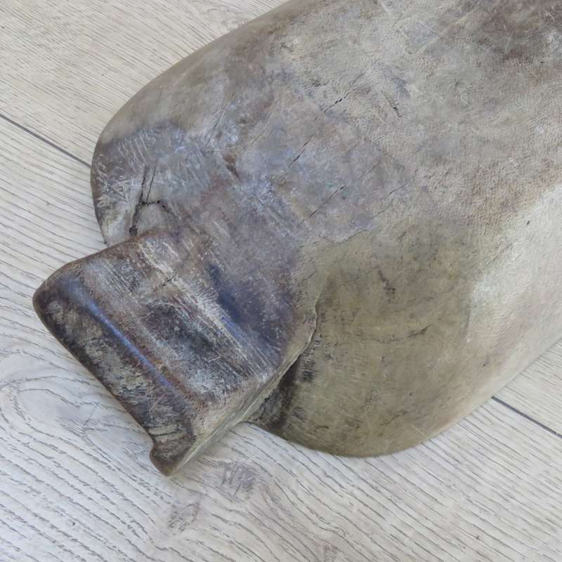 Antique Voortrekker wooden `botterbak: - Beautiful piece - 75cm x 25cm x 12cm
