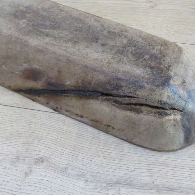 Antique Voortrekker wooden `botterbak: - Beautiful piece - 75cm x 25cm x 12cm