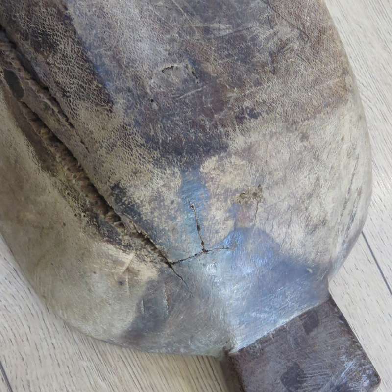 Antique Voortrekker wooden `botterbak: - Beautiful piece - 75cm x 25cm x 12cm