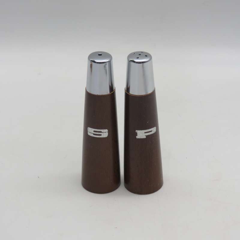 Vintage salt and pepper shakers- in original box