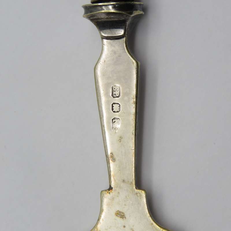 Vintage Silver-plated Cold meats serving fork - In original box