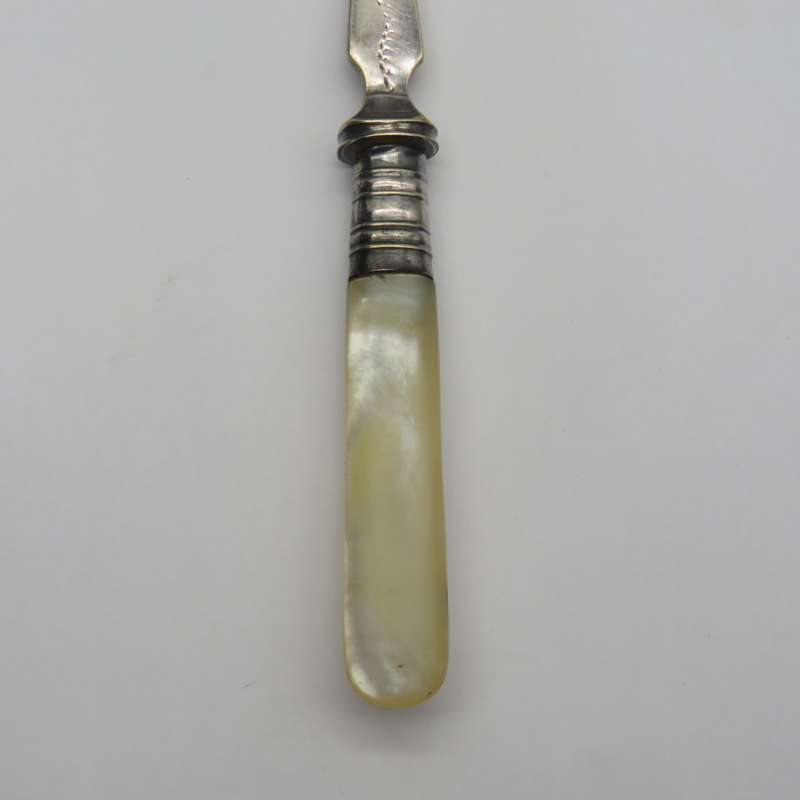 Vintage Silver-plated Cold meats serving fork - In original box