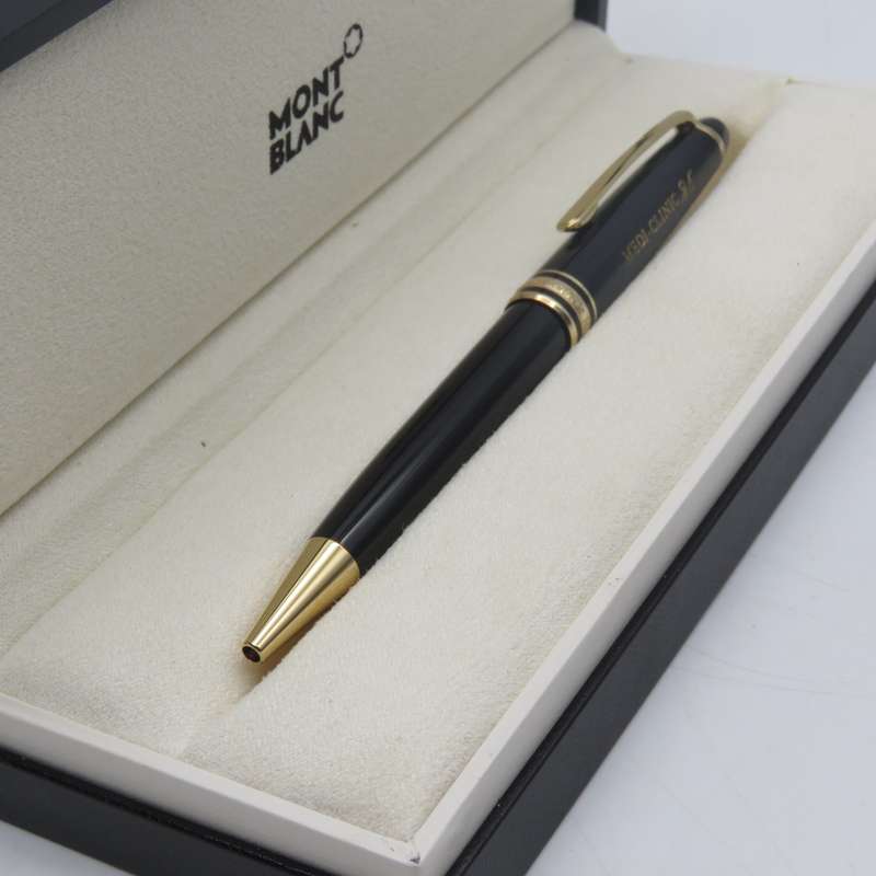 Mont Blanc Meisterstuck roller ball pen with Medi-Clinic 25 engraving in box with booklet
