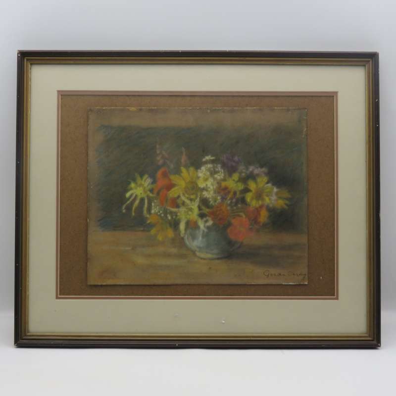 Gerda Oerder still life pastel - wife of Frans Oerder
