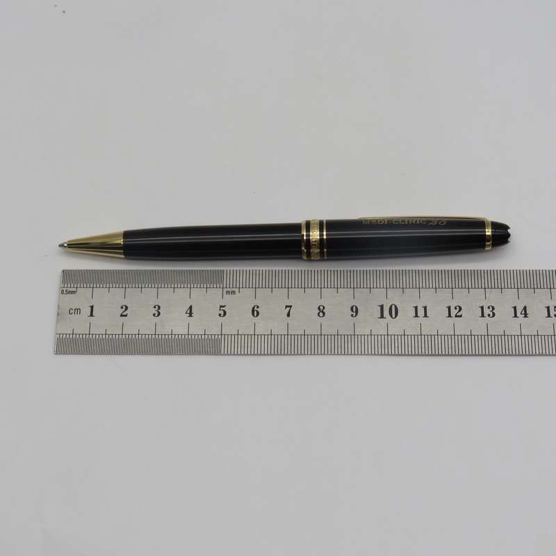Mont Blanc Meisterstuck roller ball pen with Medi-Clinic 25 engraving in box with booklet