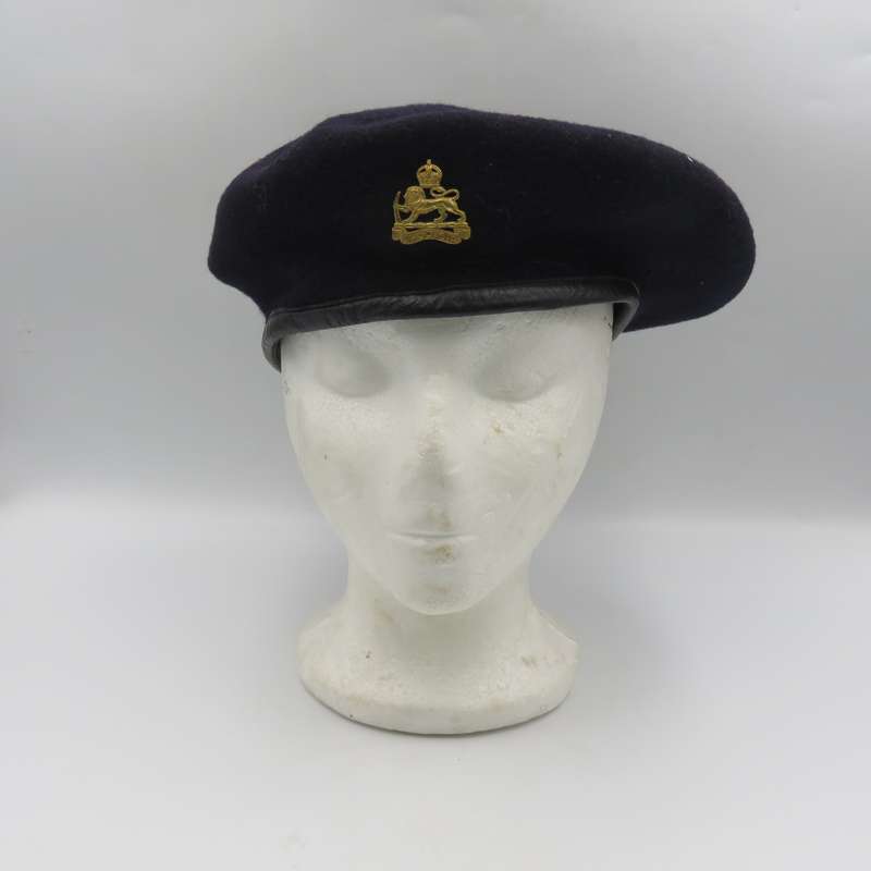 Rhodesian Army beret with badge - made by J. Compton, Sons and Webb Ltd - Size 56