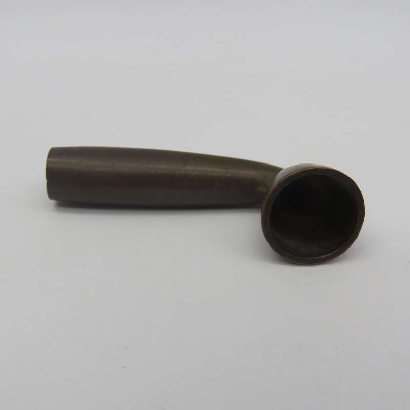 Vintage bamboo and brass opium pipe