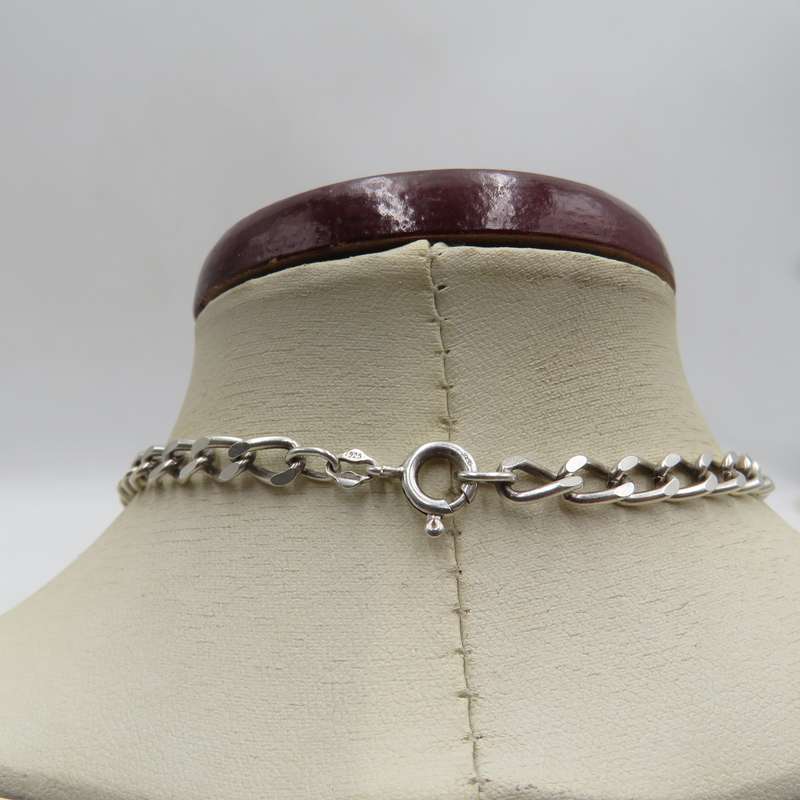 Vintage Italian sterling silver necklace - weighs 22,4g