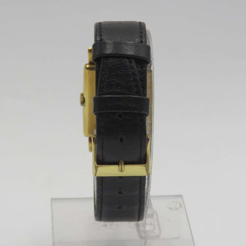 Vintage 18kt Gold Gubelin manual wind watch - working