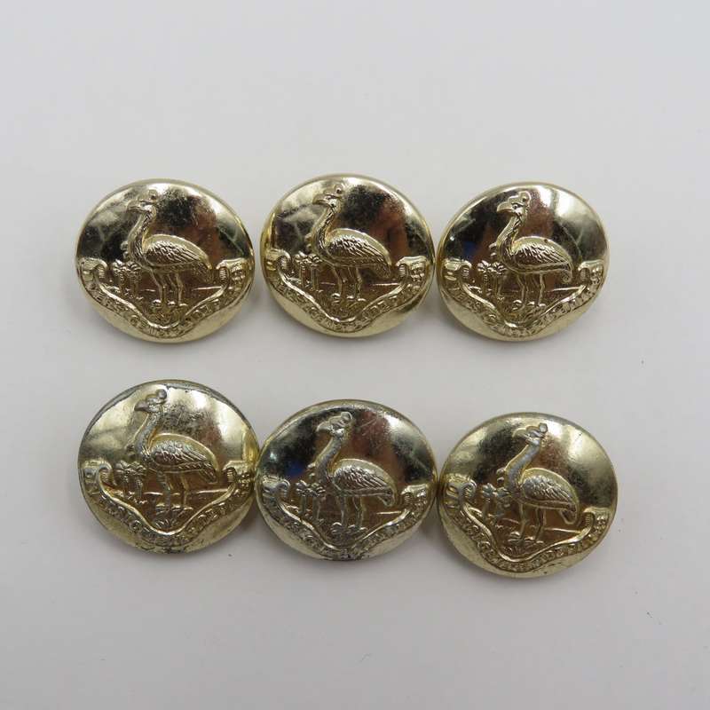Lot of Northern Rhodesia regiment badges and buttons