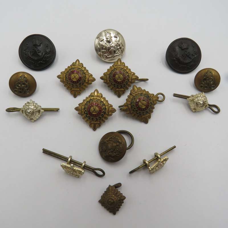 Lot of British military badges and insignia