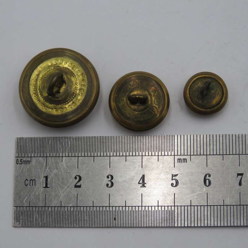 Large lot of Royal Field artillery uniform buttons