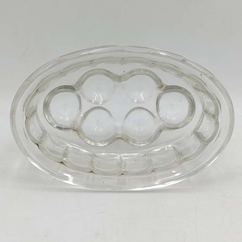 Antique glass jelly mould