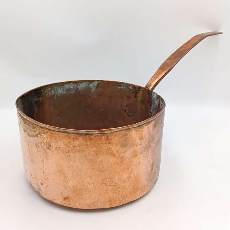 Antique Copper pot with handle