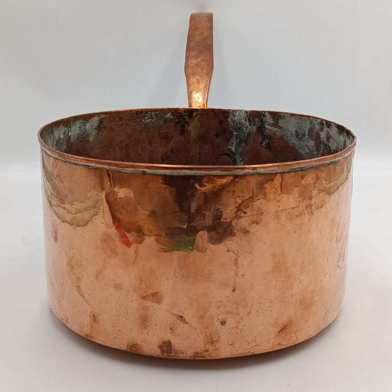 Antique Copper pot with handle