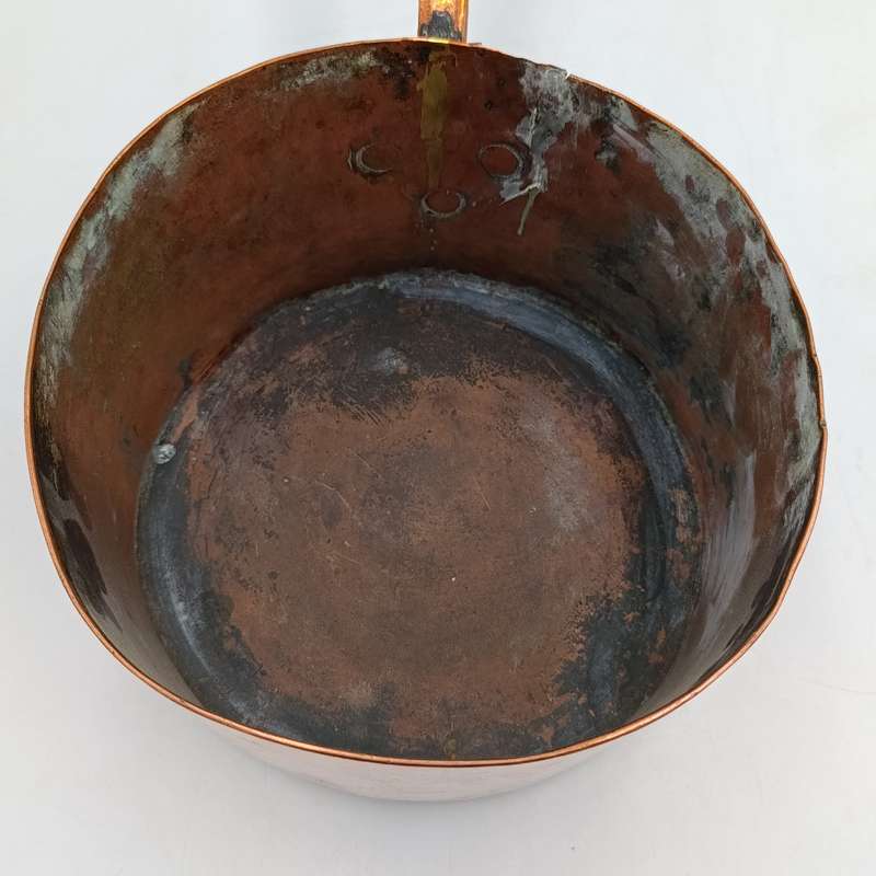 Antique Copper pot with handle