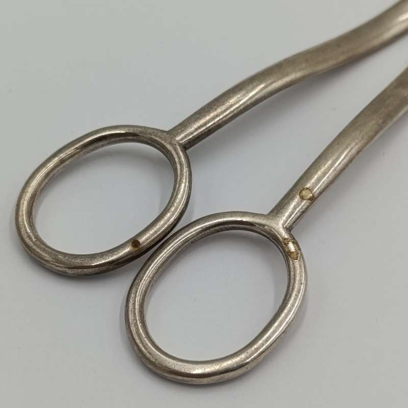 Antique silver plated grape shears