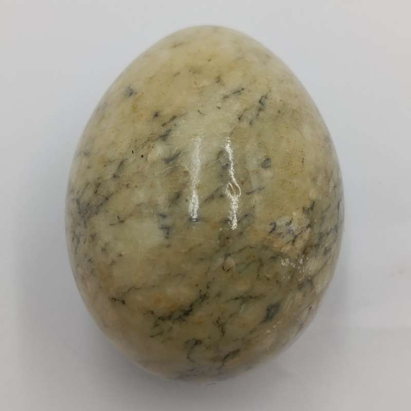 Pair of vintage Alabaster stone eggs