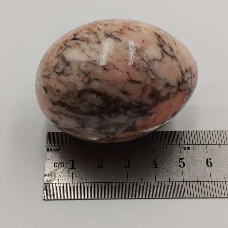 Pair of vintage Alabaster stone eggs