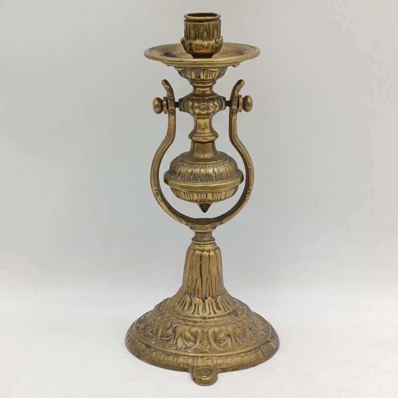 Vintage Brass Ships Gimbal Candle-holder-Wall-mount