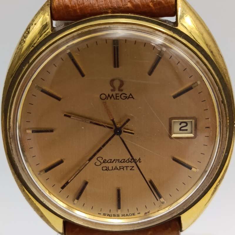 Omega 1976 Seamaster Quartz men's watch - very good working condition with box and papers