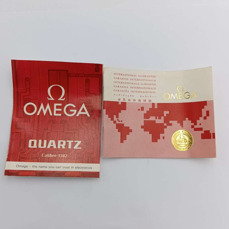 Omega 1976 Seamaster Quartz men's watch - very good working condition with box and papers