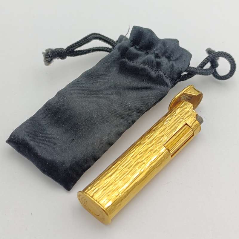 Vintage Dumhill gold plated dress lighter - needs valve