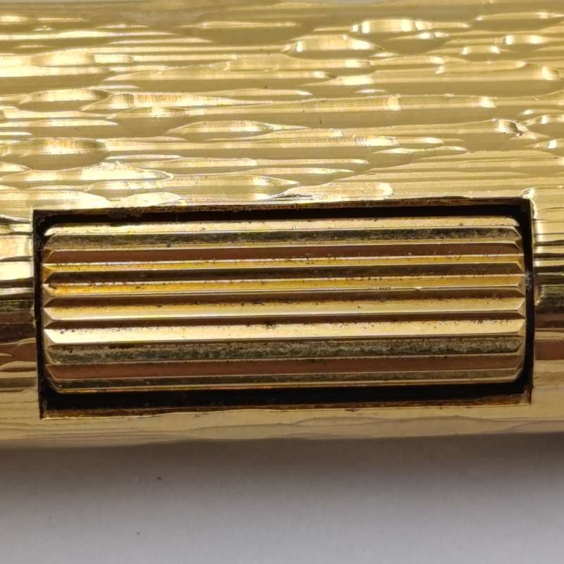 Vintage Dumhill gold plated dress lighter - needs valve
