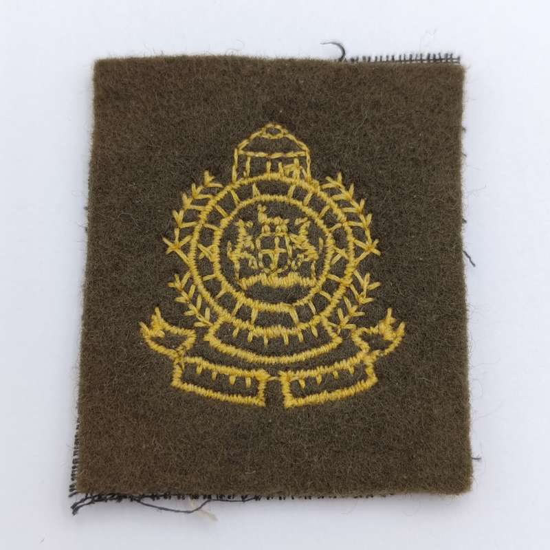 SA Railway Police field dress cap badge