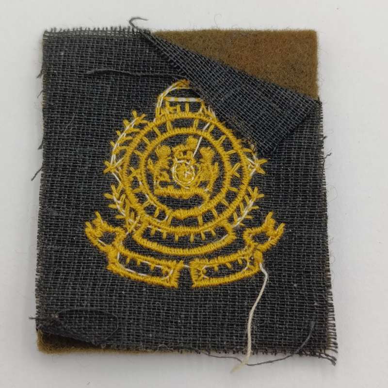 SA Railway Police field dress cap badge