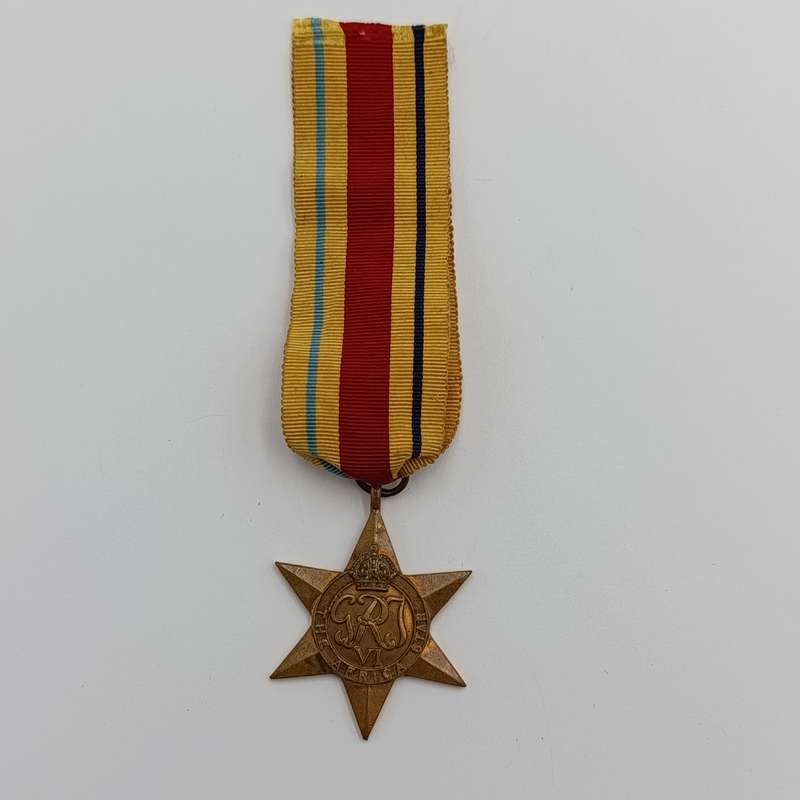 WW2 The Africa Star issued to 116941 HJ Vosloo