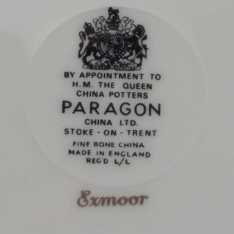Vintage Paragon exmoor porcelain trio