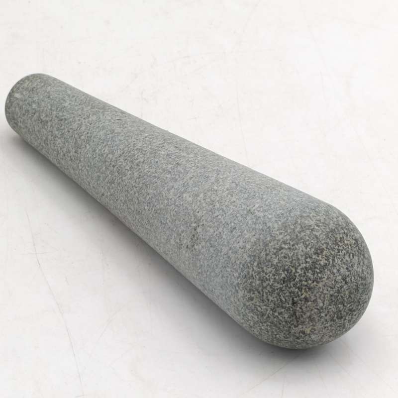 Vintage hand crafted stone mortar and pestle