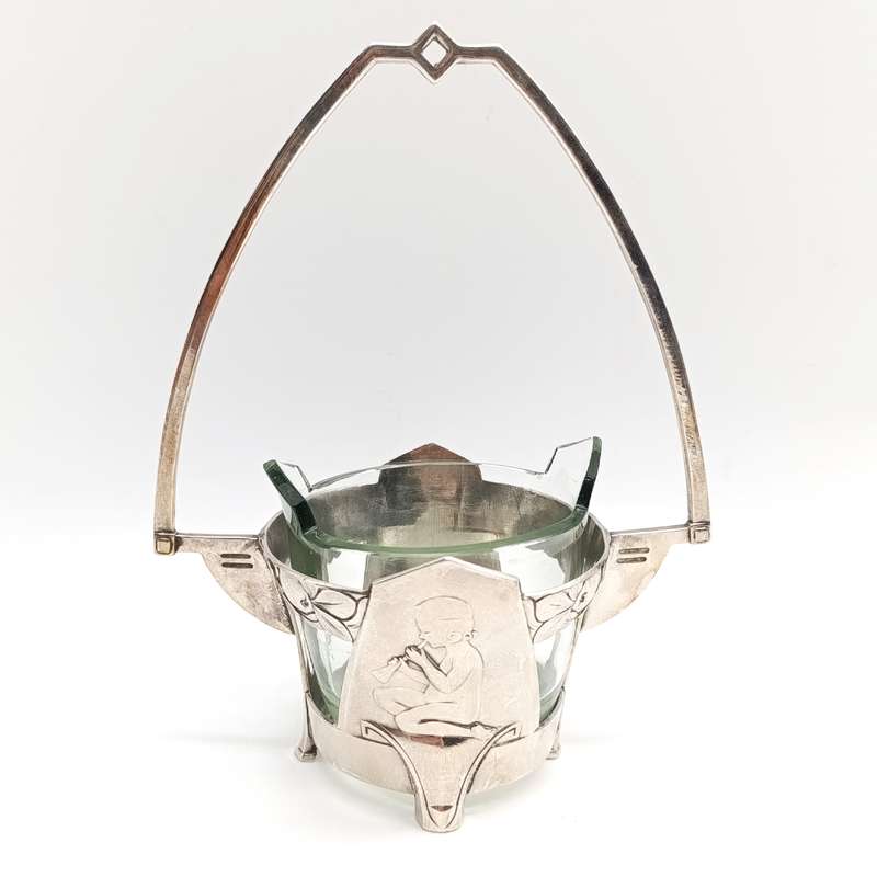 Silver plated WMF - hallmarked art Deco sweets basket